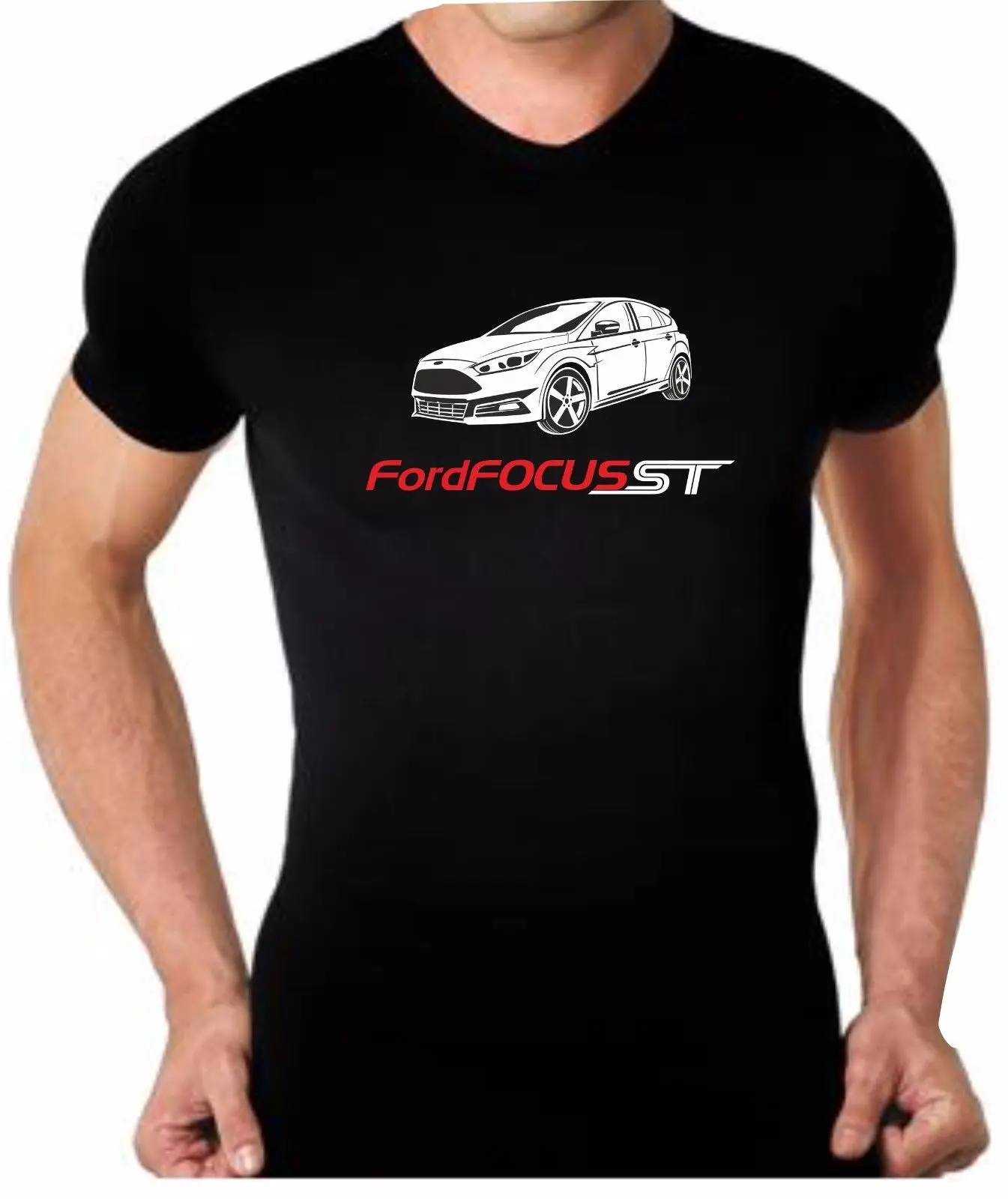 

2019 New Fashion Casual Men T-shirt T-shirt for American Cars Focus ST T-shirt Tees Shirt Car