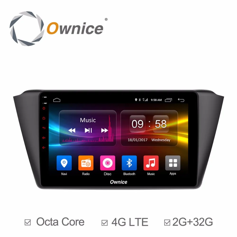 9 дюймов 2 Гб Оперативная память+ 32 ГБ Встроенная память Android 6,0 Octa 8 Core Автомобильный DVD плеер для Skoda Fabia gps-навигация, радио, стерео TPM