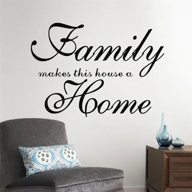 Home Garden Family Wall Art Quote Sticker Vinyl Decal Home Garden Family Wall Art Quote Sticker Vinyl Decal Decor Paper Mural