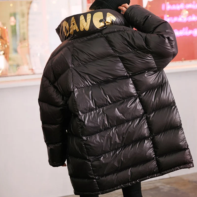 D'hiver Hiver Blanc Veste Plus De Long La Lâche rouge Survêtement A703 Femmes Européenne Manteau Noir Canard 2018 Femelle Taille Duvet Épais dX6xdIv