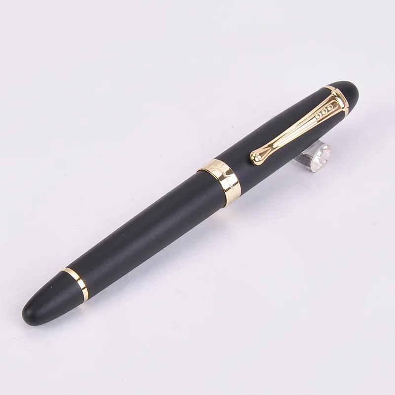 Jinhao X450 классический толстый корпус 1,0 мм изогнутое перо каллиграфия ручка высокого качества металлическая перьевая ручка Роскошные чернила подарочные ручки для письма - Цвет: 13