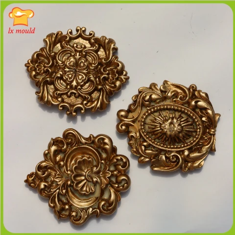 

LXYY retro fondant texture silicone tool variety of patterns Road Cake Decorating mould wholesale
