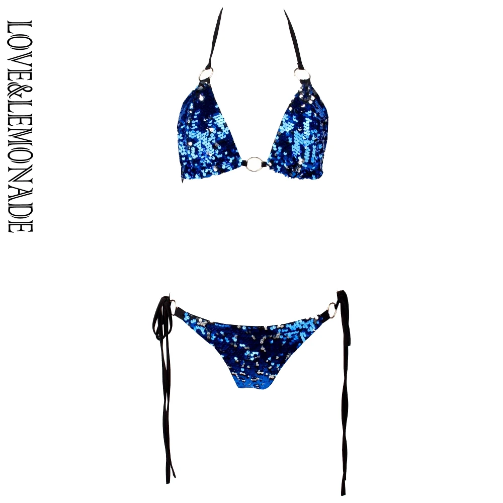 

Love&Lemonade Blue Symphony Sequin Irons sets LM0049