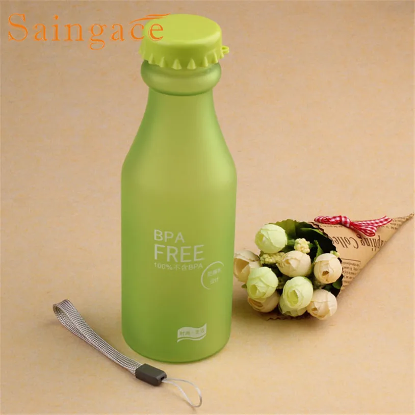 

Saingace 1PC Portable Leak proof Bike Sports 550ml Plastic Water Bottle quality first