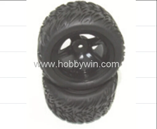 

HBX part 16044K Wheels Complete Truggy -black Rims for 1/16 RC Model Truck Truggy 16882