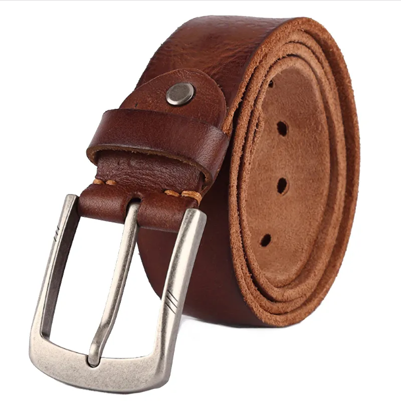 luxury design leather belt men genuine leather buckle jean strap for ...