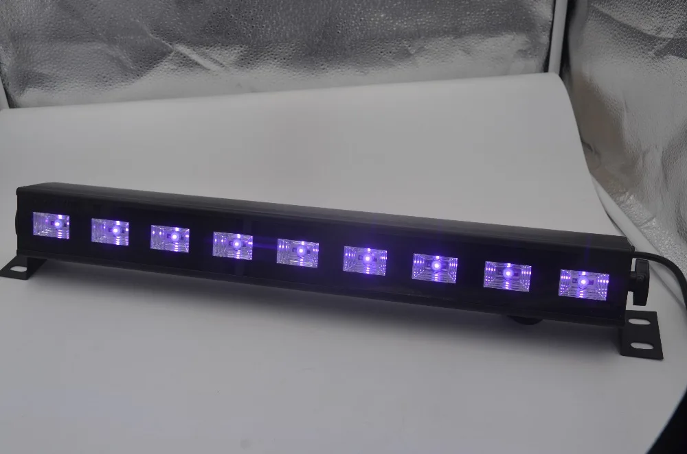 9x3W UV led черный свет для сцена диско вечеринки dj рождественские украшения шоу события бар развлечение