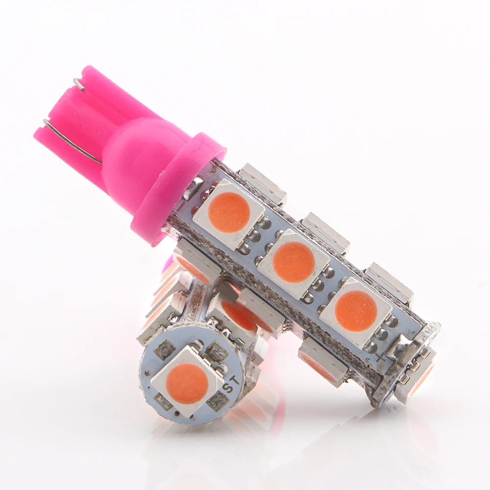 50 шт. T10 5050 194 168 W5W 13 SMD светодиодный 12V 24V DC супер яркий светильник лампы авто ing
