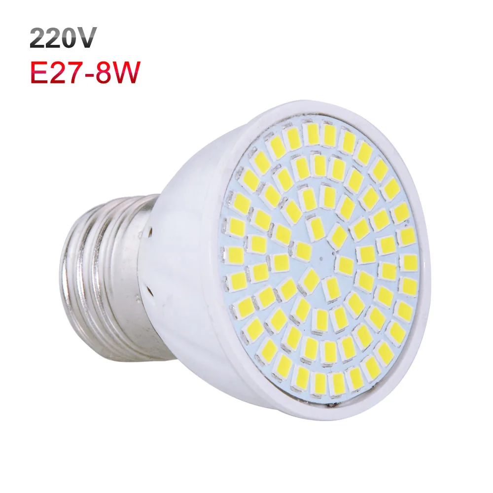 Светодиодная лампа 8 Вт GU10 E27 MR16 GU5.3 220 В 2835 SMD|Светодиодные лампы и трубки| |