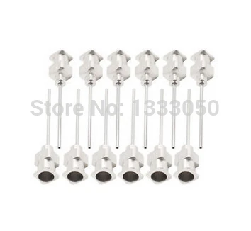 

12 Pcs 1" Tip Length Stainless Steel 13ga Dispensing Needles Tips