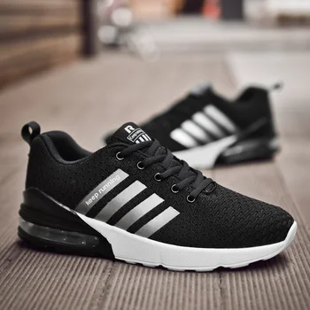 

New Summer Men's Breathable Sports Shoes, Mesh Shoes, Slip-proof, Thick-soled, Small White Shoes, Men's Hollow-out Running Shoes