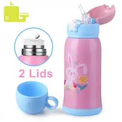 Бутылка для кормления ребенка чашка детский термос бутылка с соломинкой и небольшие чашки подходит для школы на открытом воздухе