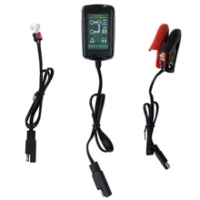6V/12V 1.5Amp 2 in 1 Motorcycle Car Battery Charger Maintainer 4-Stage Deep Cycle Smart Lead Acid Battery Charger