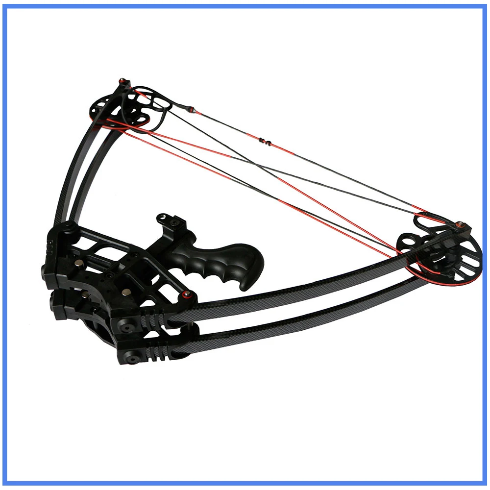 1 piece archery triangle compound bow 50lbs mini compound bow suitable