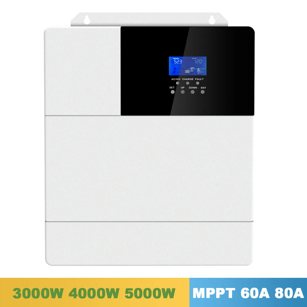 60A 80A wszystko W jednym ładowania słonecznego falownika 3000 W 4000 W 5000 W SPWW czystej fali sinusoidalnej MPPT 220 V 230 V 50Hz 60Hz hybrydowy Inversor słonecznej 60A 80A wszystko W jednym ładowania słonecznego falownika 3000 W 4000 W 5000 W SPWW czystej fali sinusoidalnej MPPT 220 V 230 V 50Hz 60Hz hybrydowy Inversor słonecznej