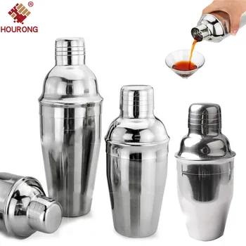 

1Pc 250ml,350ml,550ml Stainless Steel Cocktail Shaker Cocktail Mixer Wine Martini Drinking Boston Shaker Party Bar Tool