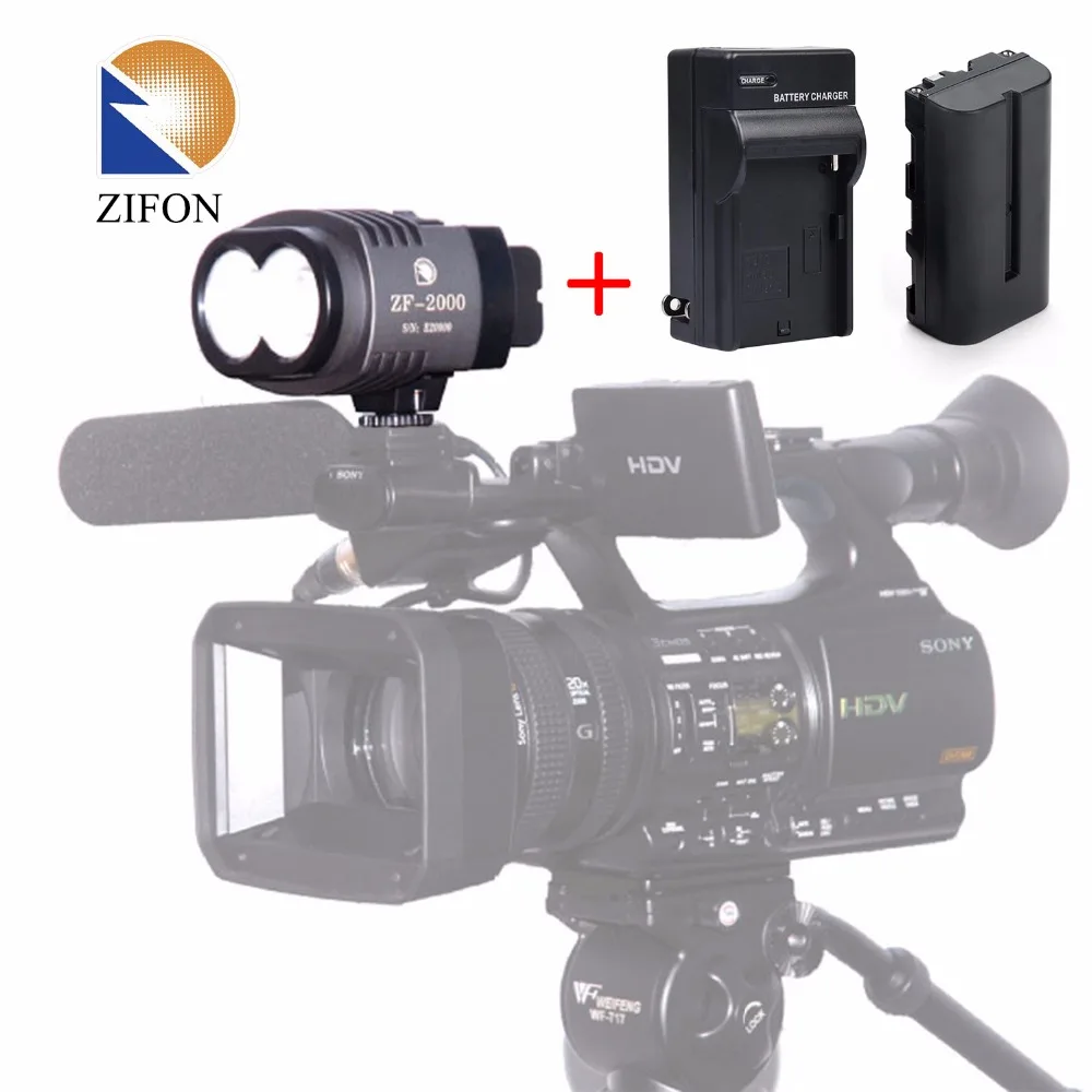 Zifon Zf 2000 светодиодов 5600 К 20 Вт заполняющий свет камеры Свет зеркальные фотокамеры