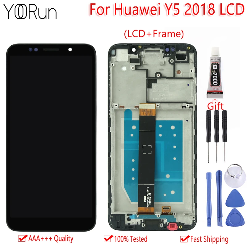 

Grade AAA For Huawei Y5 2018 LCD DIsplay Touch Screen Digitizer Assembly For HUAWEI Y5 Prime 2018 DRA-L02 DRA-L22 LCD Screen