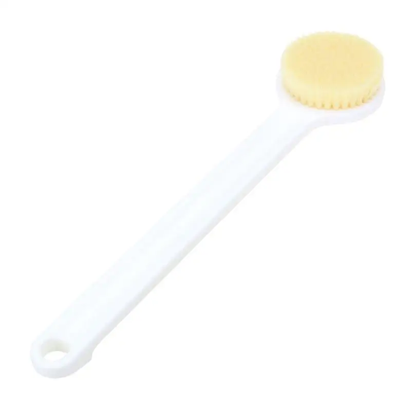 

36cm Long Handle Bristle Brush Body Cleaning Bath Bathroom Shower Brush Back Washing Body Skin Soft Massage Brush