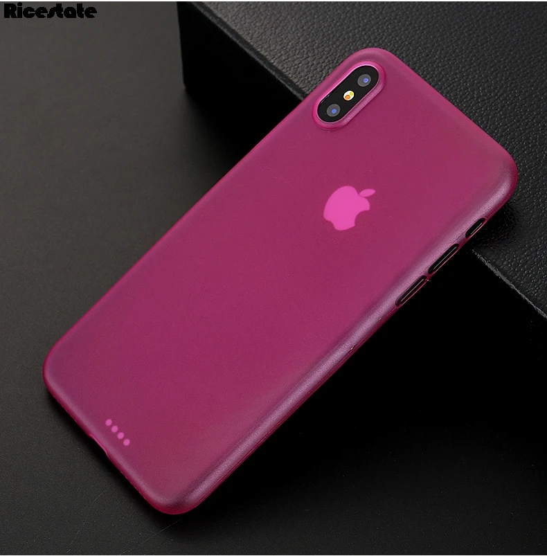 

Case for iPhone X Xr Xs MAX Anti Scratch Soft Matte Ultra-Thin Transparent Clear back cover For Iphone 6 7 8 Plus X XS XR case