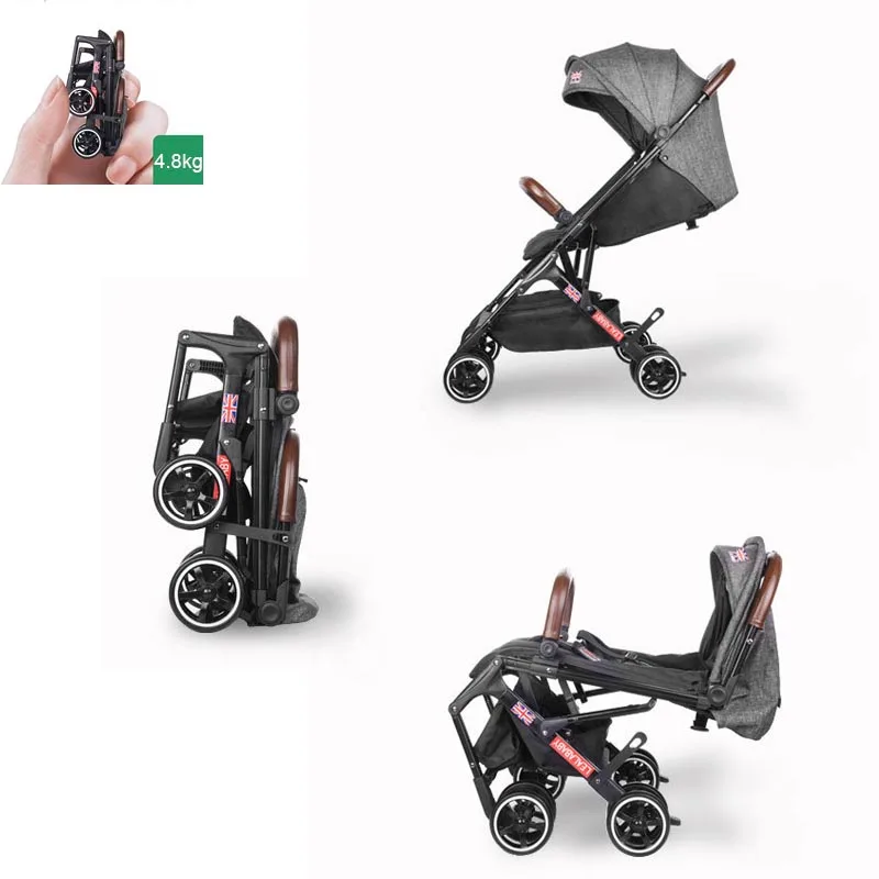 

Babyyoya stroller Mini Lightweight Portable Folding Baby carriage 2 in 1 Baby trolley Pocket stroller One key operation