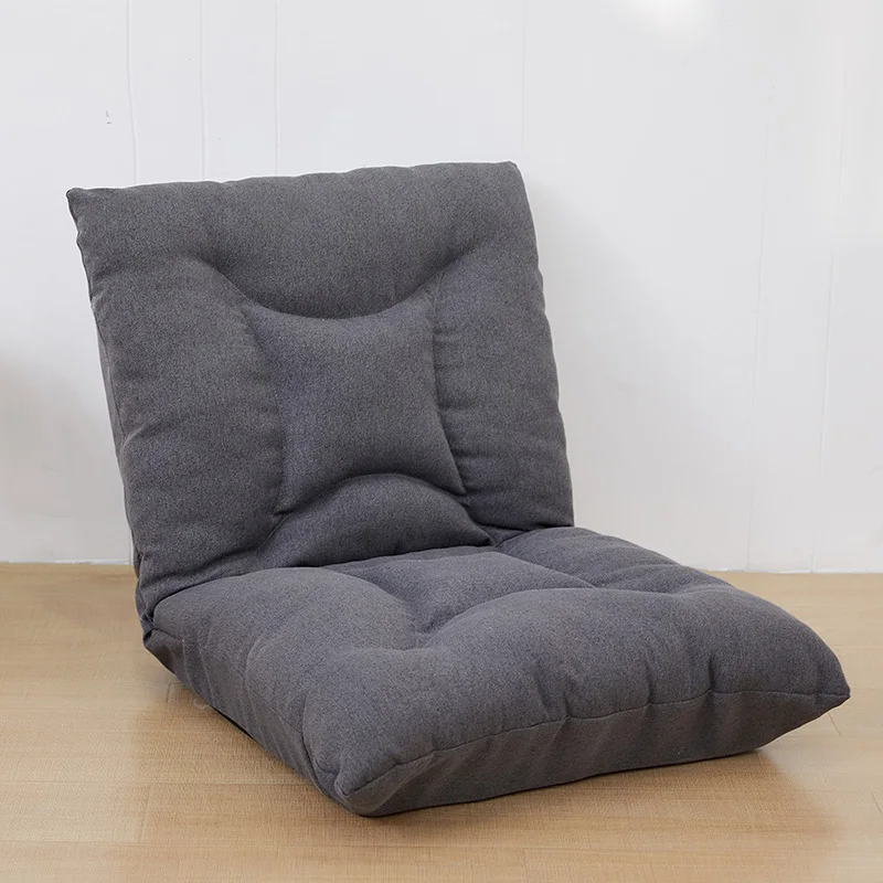 Us 84 55 5 Off Japanese Lazy Sofa Padded Floor Chair Adjustable Backrest Gaming Chair Foldable Floor Seating For Meditation Seminars Reading In