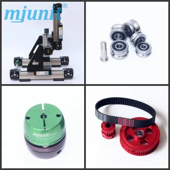 

LINEAR BELT DRIVE ACTUATOR WITH MOTOR BRACKET Robot Belt Drive Linear Actuator within 3000mm Travel custom length