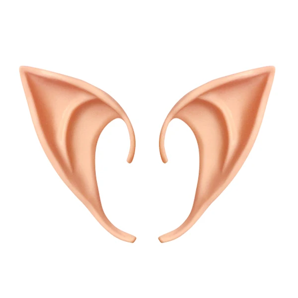 

Newly 1 Pair Latex Elf Ears Party Props Gift Halloween Costume Supplies DO99