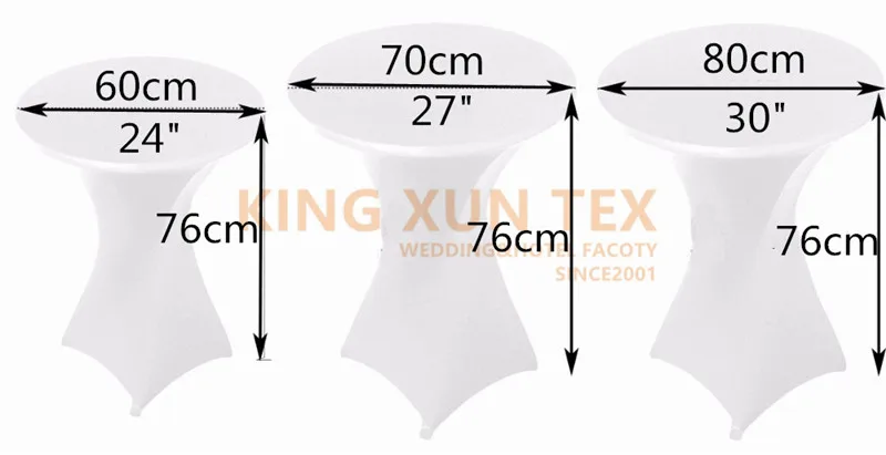 76 см высота растягивающийся барный стол покрытие спандекс лайкра Коктейльные скатерти для отеля вечерние свадебные скатерти украшения