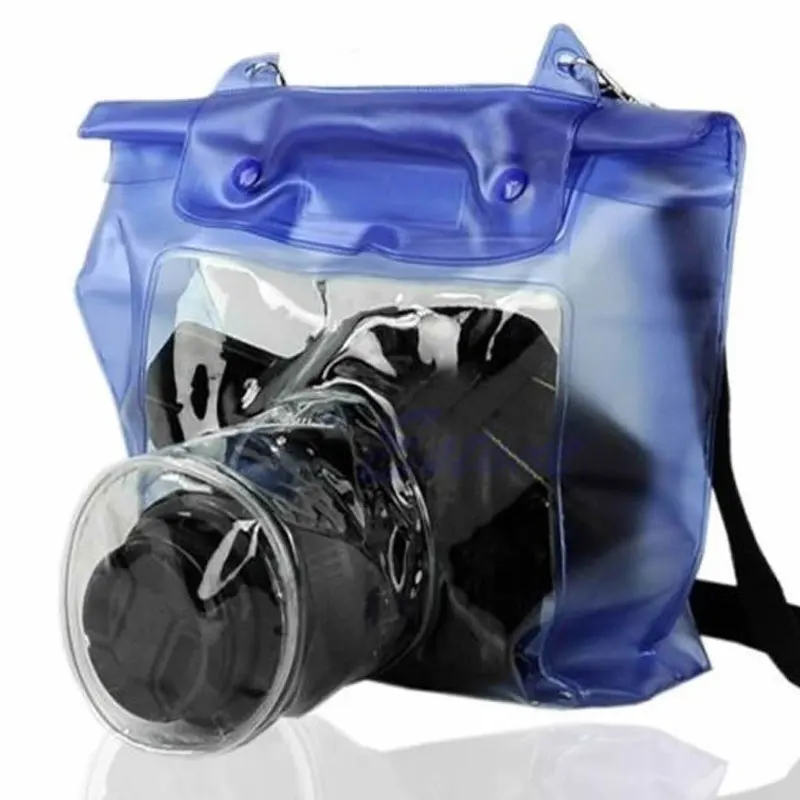 Водонепроницаемый DSLR SLR камера Подводный корпус Чехол герметичный мешок для Canon