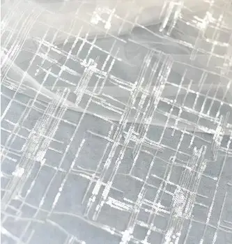 

3yards off white sequins lace fabric stripes clothing dress handmade DIY wedding dress black gauze cloth