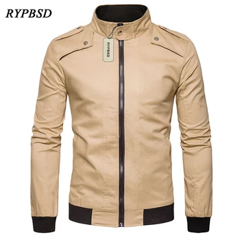 

New Fashion Autumn Trend Korean Jacket Coat Men Casual Slim Mens Autumn Jacket Men Windbreaker Jackets Hombre Overcoat 4 Colors