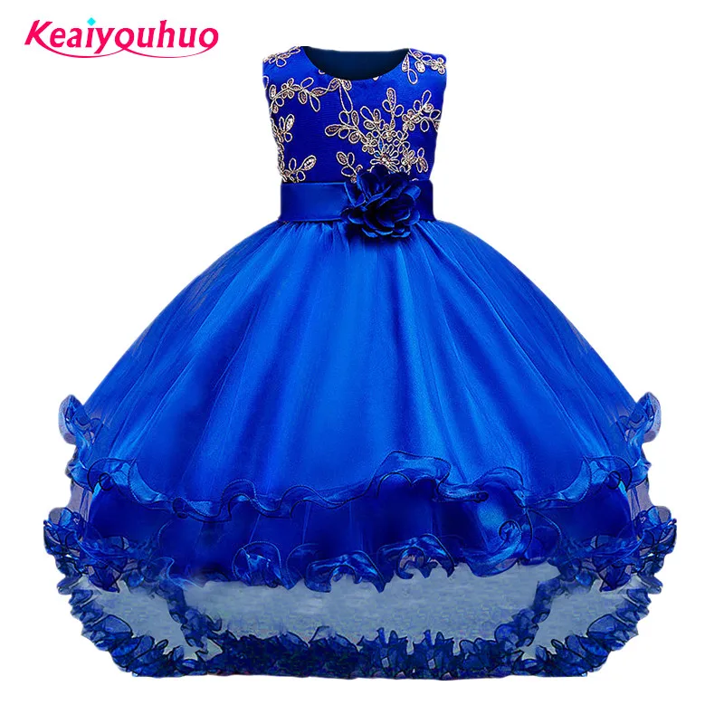 Детское платье для девочек; Новинка г.; летние модные детские Платья с цветочным рисунком для свадебной вечеринки; платье принцессы с блестками; детская одежда
