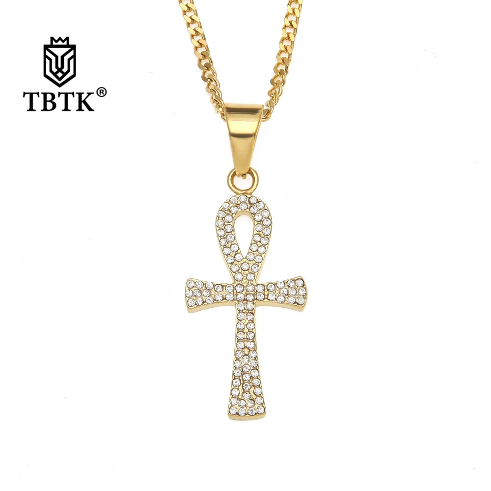 TBTK фигурка Ankh Подвески Ключ жизни крест кулон ожерелье золото металлические