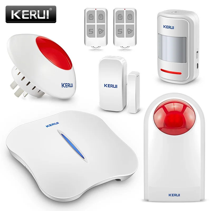 KERUI W1 Беспроводной охранных WiFi PSTN сигнализация Камера комплект мини-сигнализация устройства приложение Remote Управление