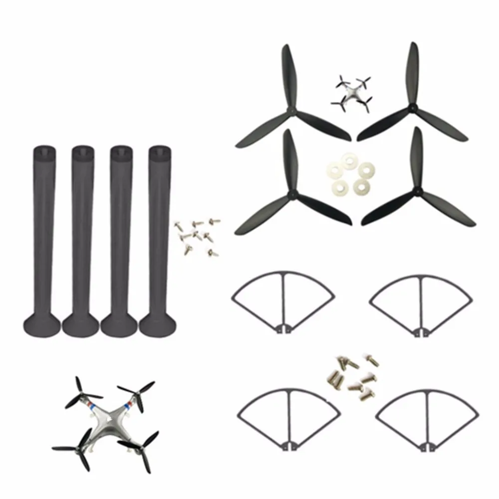 

BLL SYMA X8 X8C X8G X8W X8HC X8HW axis propeller blades upgrade drone black protective sleeve protective ring gear tripod