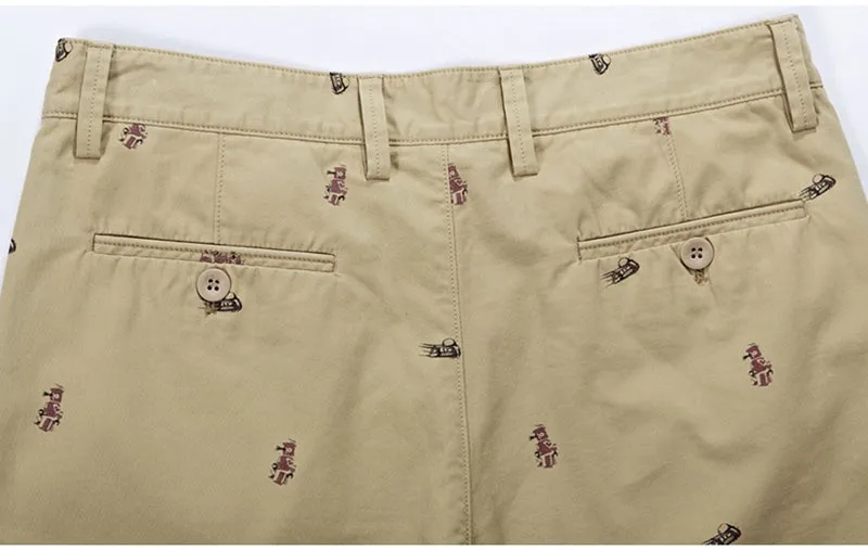 2017 брендовая одежда плюс размеры 30 ~ 44 хлопок Лето для мужчин печати повседневное Бермуды шорты для женщин карман Короткие Пант