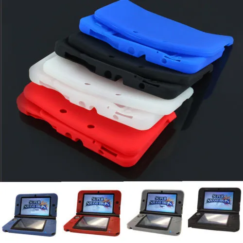 4colors Protective Ultra Soft Skin Silicone Gel Cover rubber bumper Case Shell for Nintendo NEW
