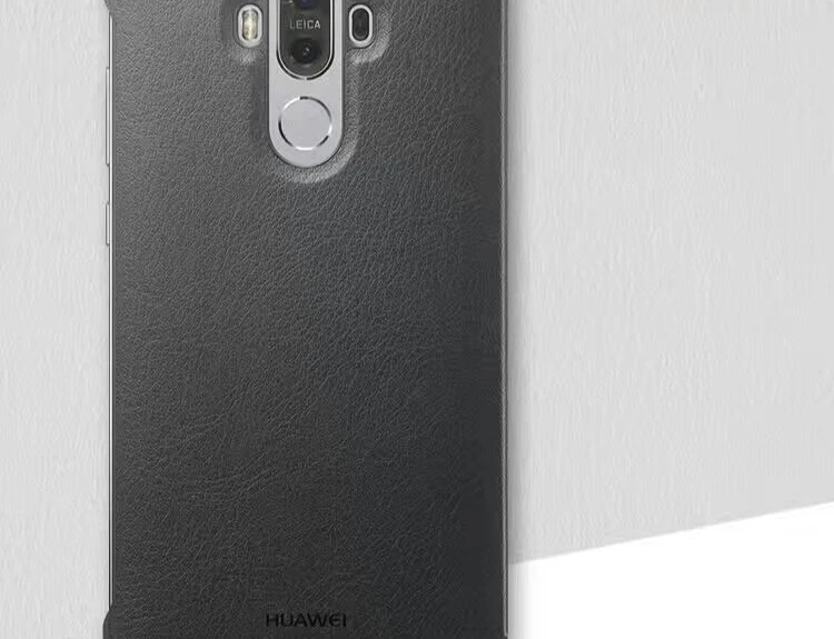 Официальный умный Роскошный кожаный чехол-книжка с окошком для huawei mate 9 mate 9 5," mate 9 Pro 5,5"