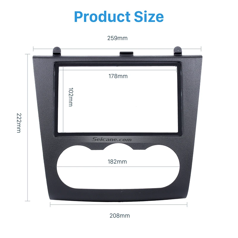 Seicane 2 Din автомобильный стерео радио панель накладка комплект для 2006 2007-2012 Nissan Altima Dash CD стерео интерфейс отделка панели рамка