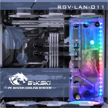 

Bykski RGV-LAN-O11, Waterway Boards Kit For Lian Li PC-O11 Dynamic Case, RBW Waterway Board CPU/GPU Water Block Program Kit