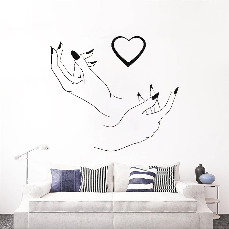 

Nail Salon Sign Logo Wall Window Decal Sticker Nails Manicure Pedicure Beauty Salon Decoration Stickers Art Poster Girls D371