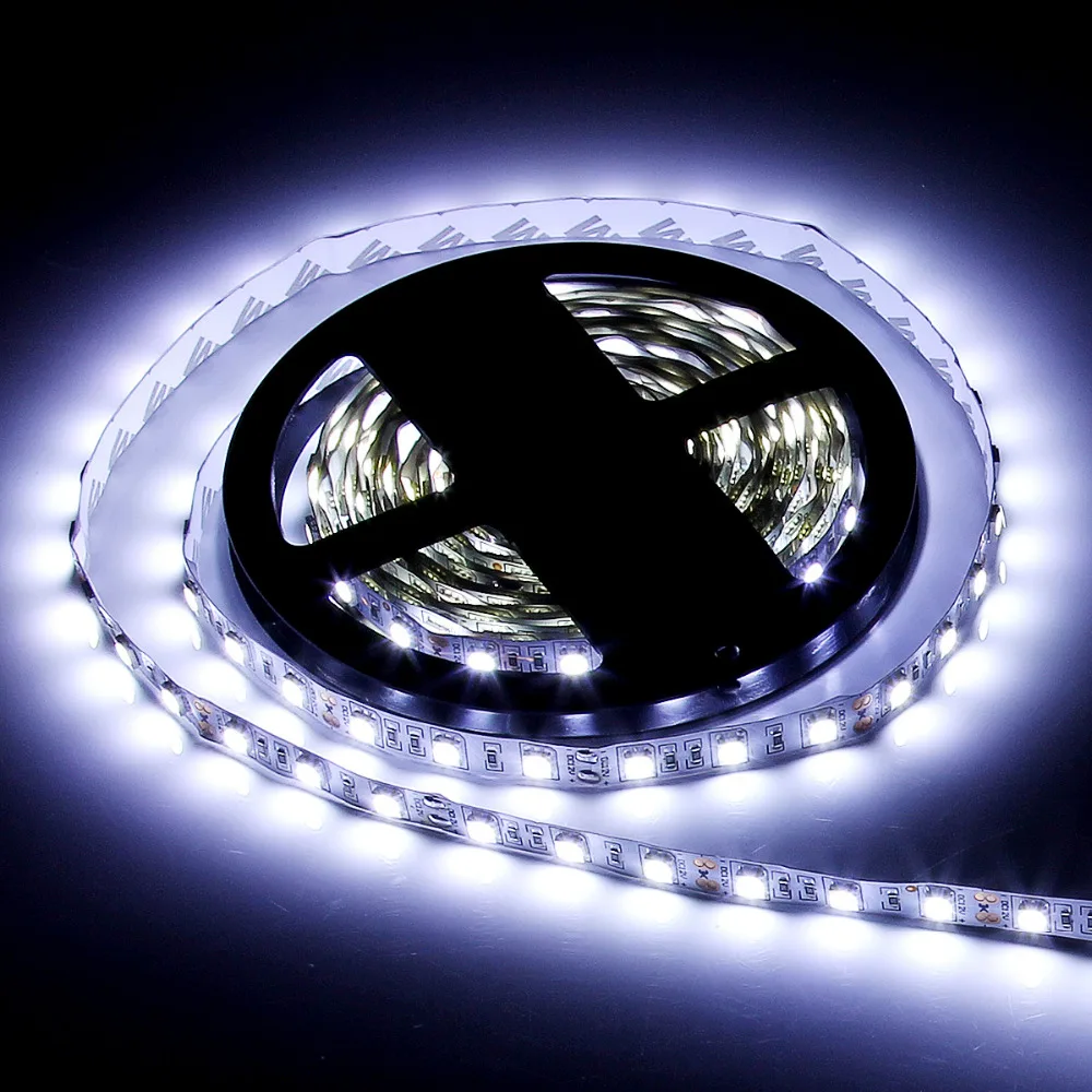 EPBOWPT Cool White Color 5M 16.4FT SMD 5050 300LEDs 60led/m Non-Waterproof Flexible Ribbon LED Strip Light for Valentine's Day