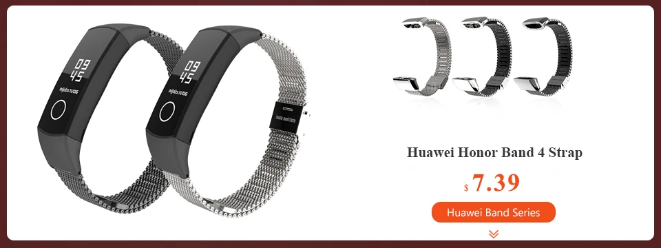 Браслет Mijobs из искусственной кожи для huawei Honor Band 4 Runnning Version, умный браслет, браслет для Honor Band 4, ремешок для бега