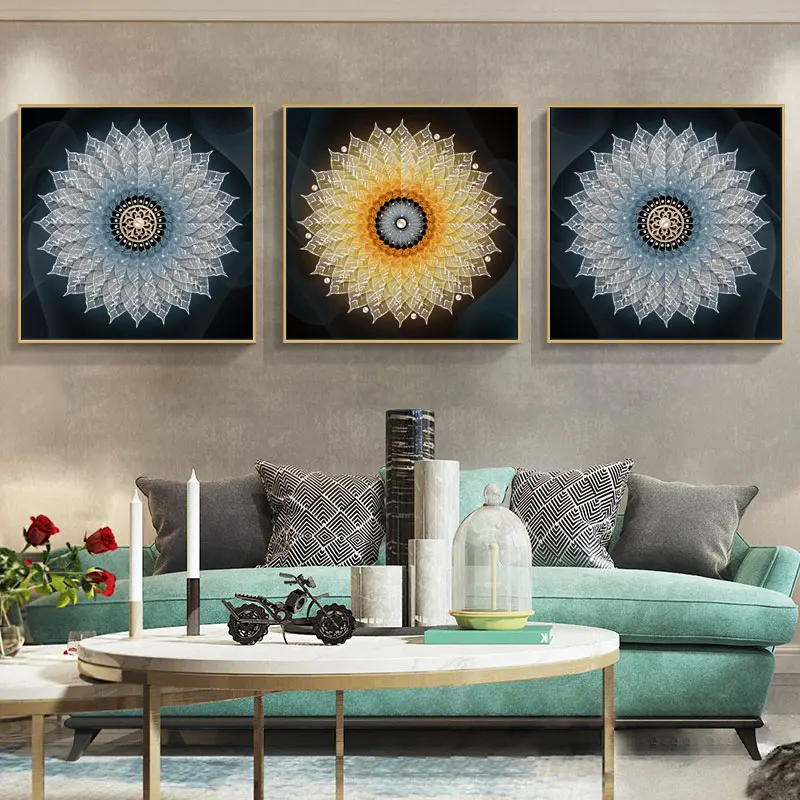 

Wall canvas art abstract painting printed living room decoration poster and prints home decor canvas pictures flowers DYS126