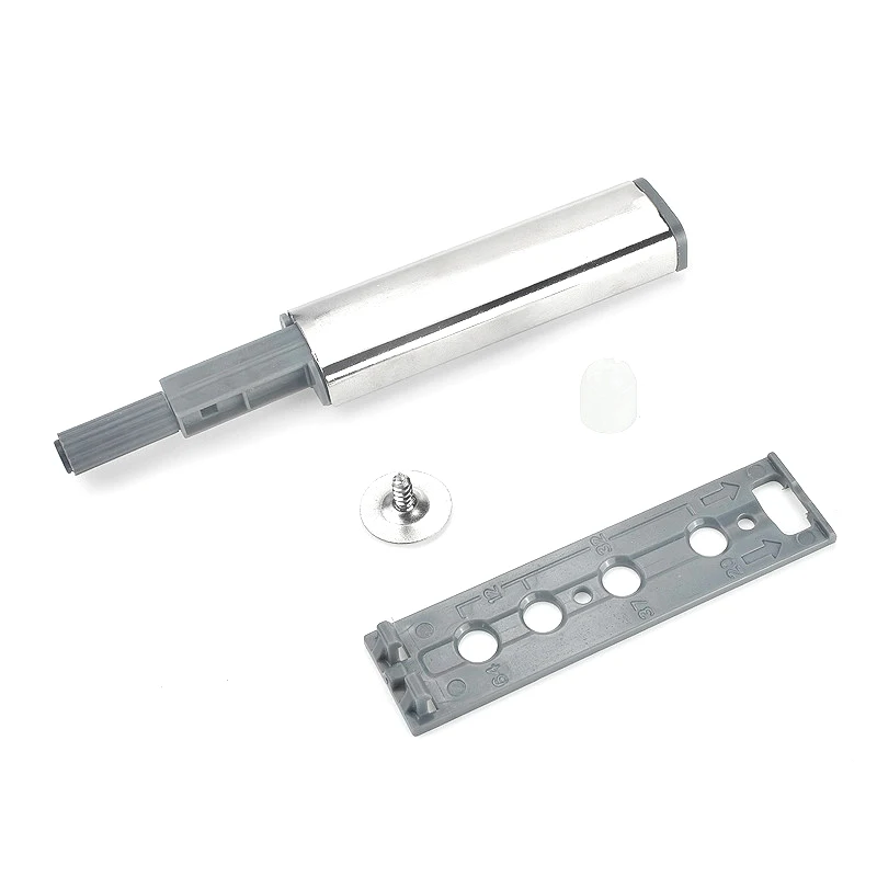 NAIERDI 10PCS Stainless Steel Door Stopper Cabinet Catches Push to Open Touch Damper Buffer Quiet Closer Furniture Hardware