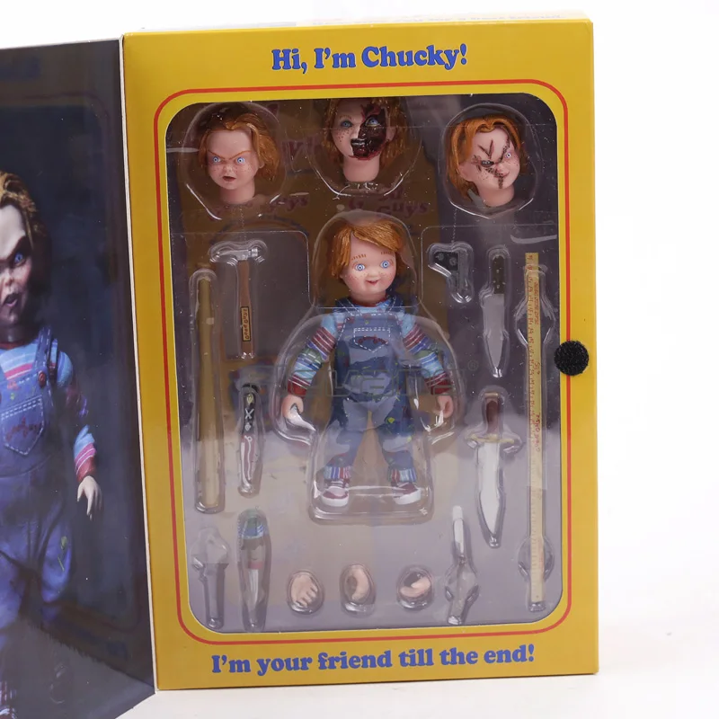 NECA Childs Play Good Guys Ultimate Чаки ПВХ фигурка Коллекционная модель игрушки " 10 см