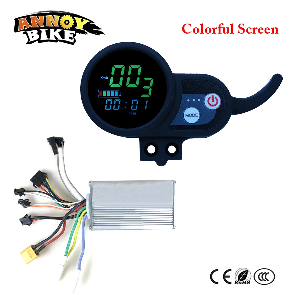 Ebike Controller 36V48V52V60V Electric Bike Display LCD Display For Electric Bicycle Colorful Screen And Blue Screen цена Ebike Controller 36V48V52V60V Electric Bike Display LCD Display For Electric Bicycle Colorful Screen And Blue Screen цены онлайн