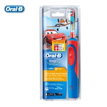 Kids Electric Tooth Brush Children Toothbrush Heads Oral B Waterproof Safety Rechargeable Toothbrush Teeth Brush Ages 3+ Cars