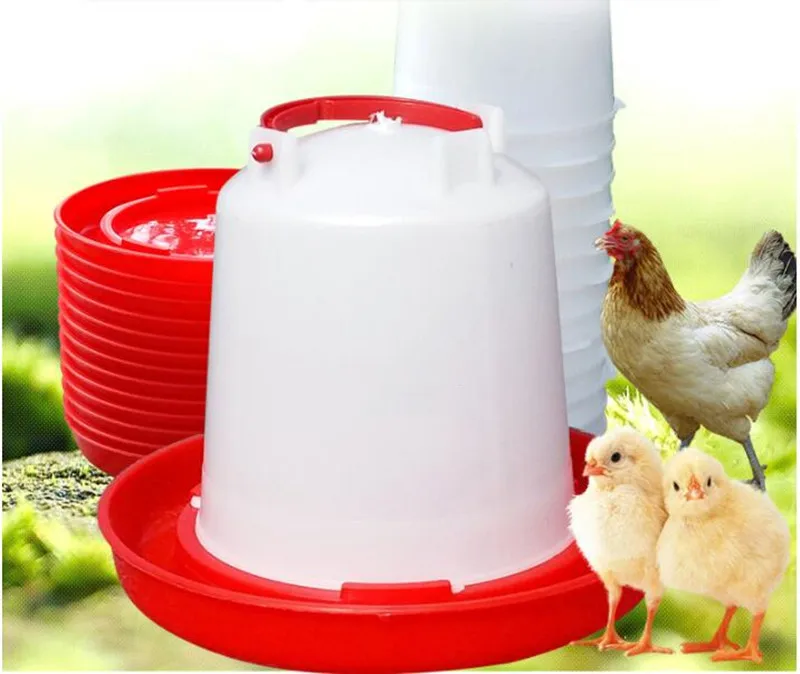 

1.5L Plastic Feeder Chicken Hen Poultry Drinker Waterer Feeding Drinking Water Feeder Quail Kettle Bird Farm Animal Supplies